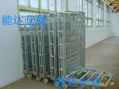 U型仓库笼车|烟草笼车|折叠周转笼车