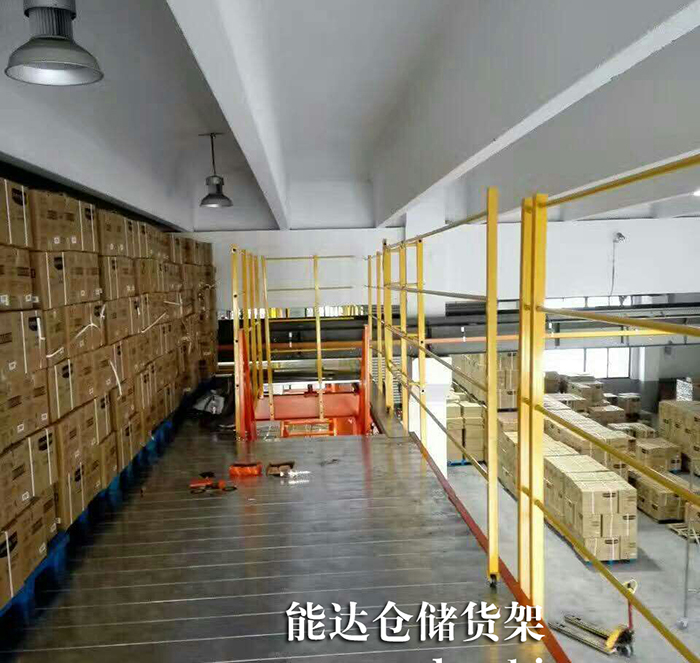 钢平板阁楼货架
